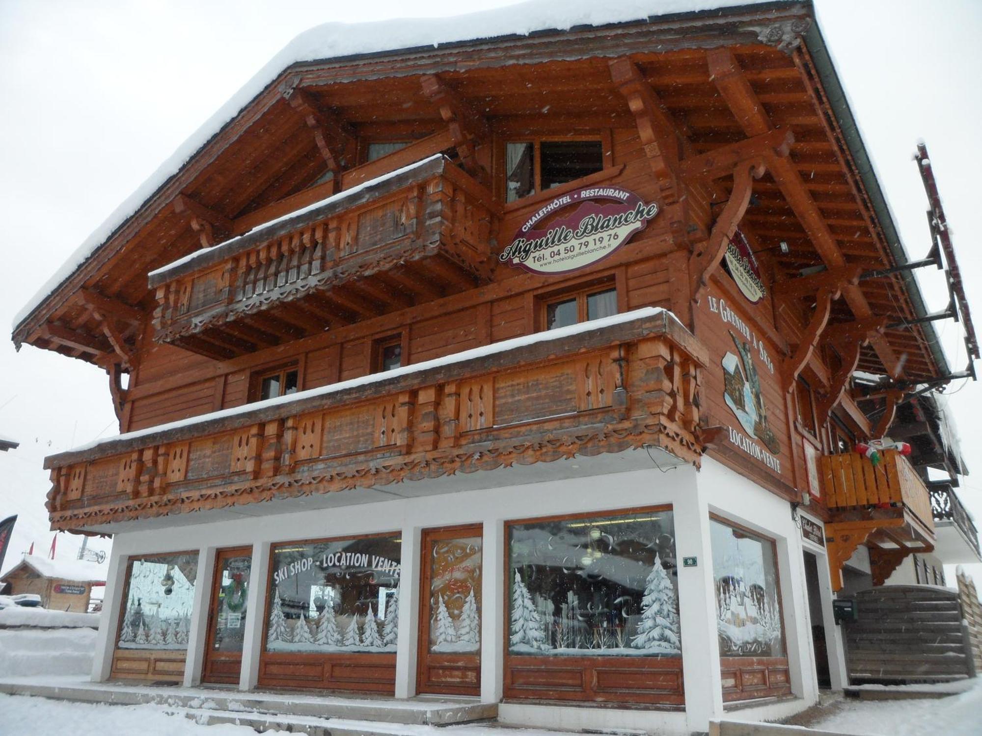 Chalet Hotel Aiguille Blanche Logis 레게츠 외부 사진