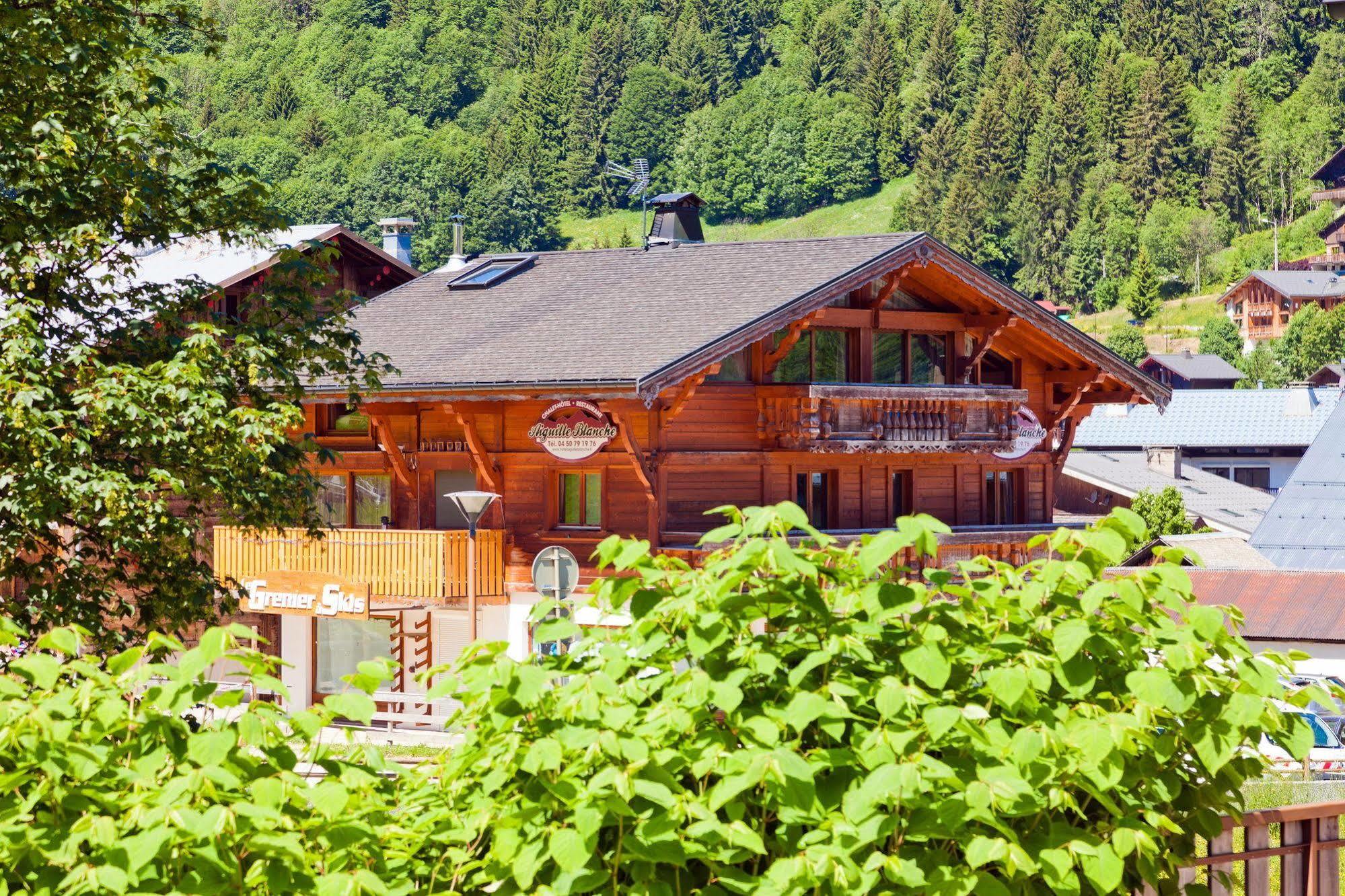 Chalet Hotel Aiguille Blanche Logis 레게츠 외부 사진